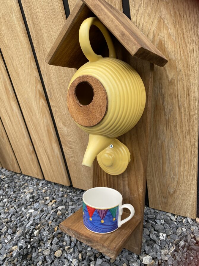 Voederhuisje oker - Afbeelding 2